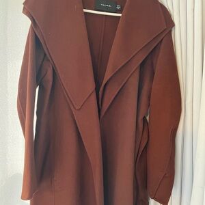 Tahari double face fabric coat from Nordstrom’s. Cinnamon. Size large.